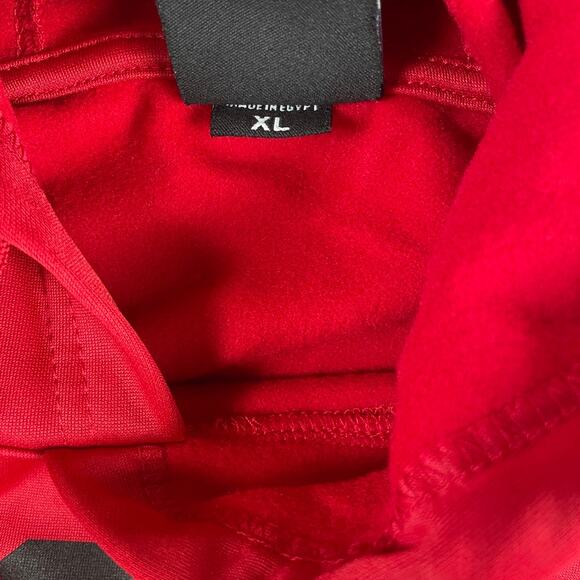 New Era NFL Men's Atlanta Falcons X-Large Red Safety Performance Fleece Hoodie - Picture 7 of 14